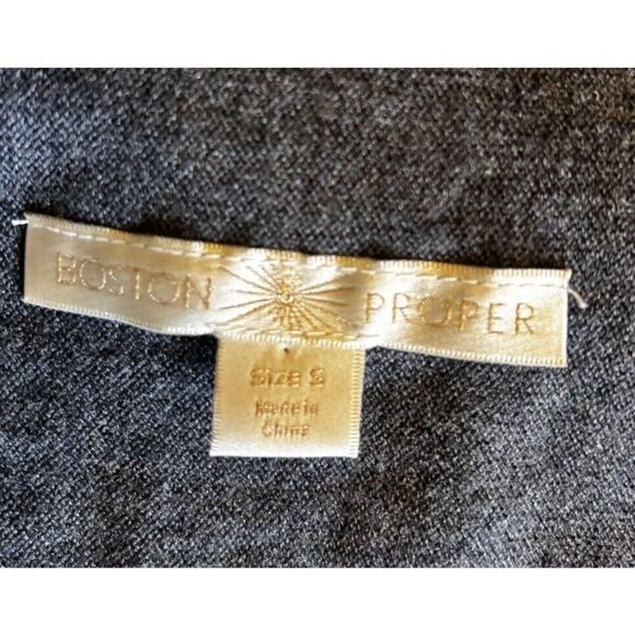 Boston Proper Faux Fur Sweater Cardigan Size Small - Picture 10 of 12